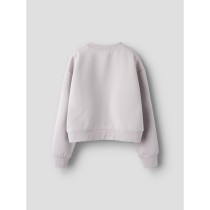 NAME IT Nkfbima Ls Rlx Short Sweat Unb Box - Lilac Marble