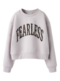 NAME IT Kort Sweatshirt Bima Lilac Marble