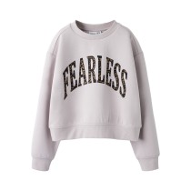 NAME IT Kort Sweatshirt Bima Lilac Marble