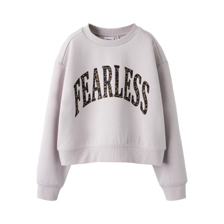 Name It Sweatshirt - Kort - NkfBima - Lilac Marble