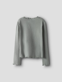 NAME IT Nkfbacdo Ls Slim Short Top - Shadow