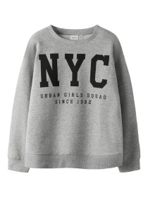NAME IT Sweatshirt Belisso Grey Melange