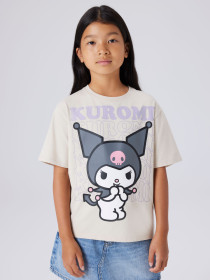 NAME IT T-Shirt Dykra Kuromi Pumice Stone