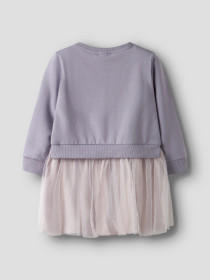NAME IT Sweat Kjole Bianja Lavender Gray