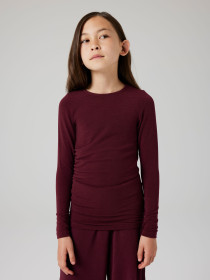 NAME IT Strik Bluse Kendra Windsor Wine