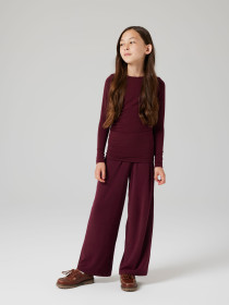 NAME IT Strik Bluse Kendra Windsor Wine