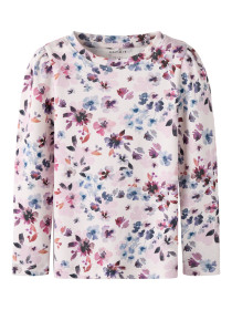 NAME IT Langærmet Bluse Kayla Calcite