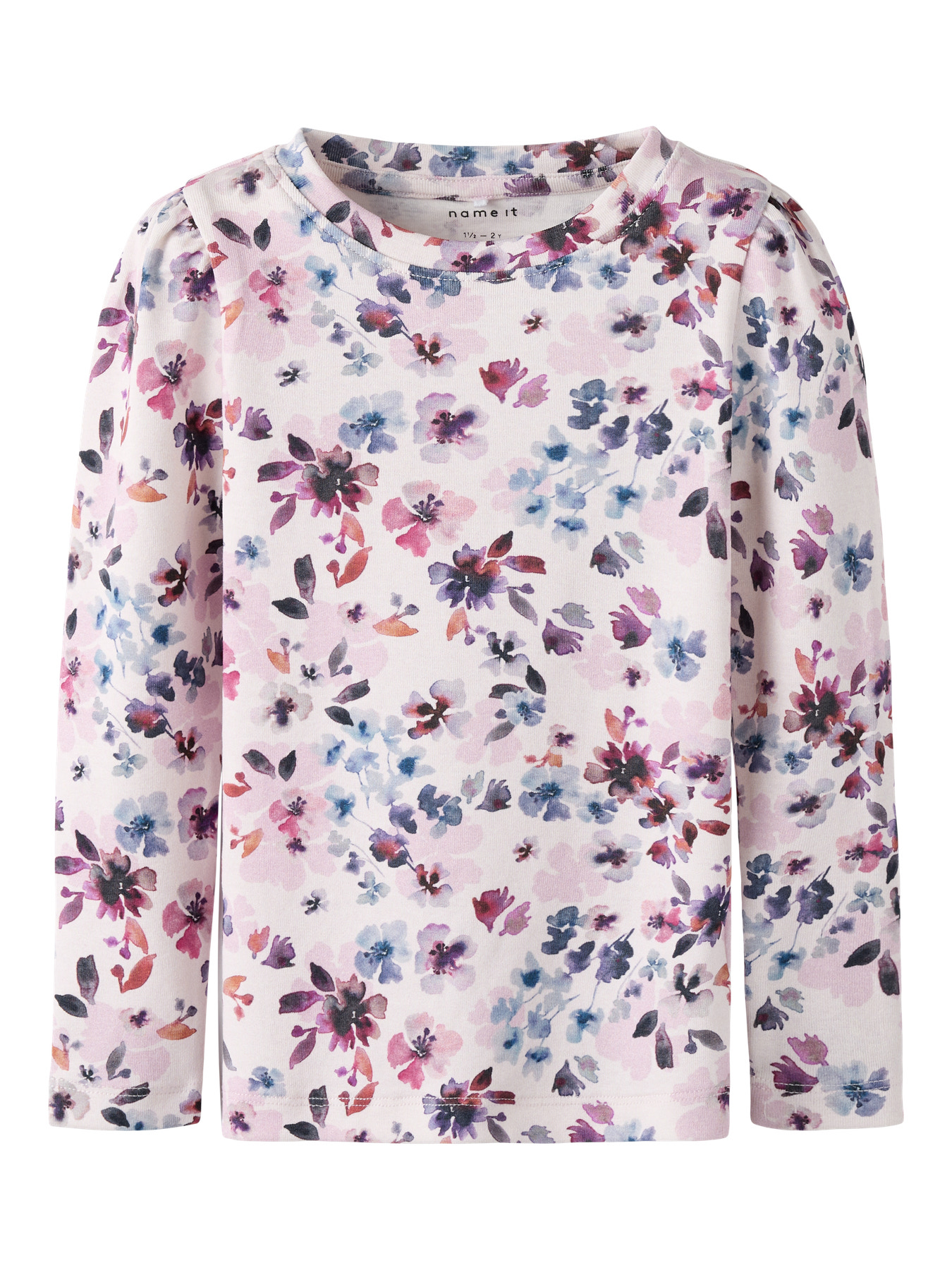 NAME IT Langærmet Bluse Kayla Calcite