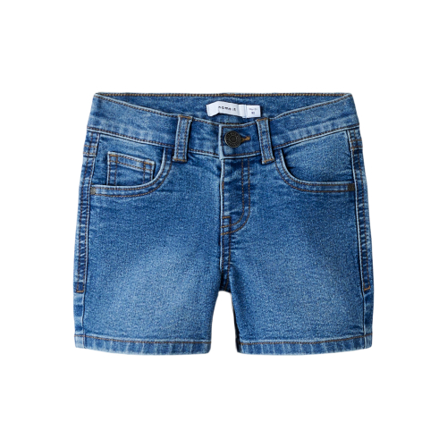 NAME IT Brede Shorts Rose Medium Blue Denim