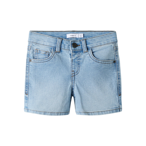 NAME IT Brede Shorts Rose Light Blue Denim