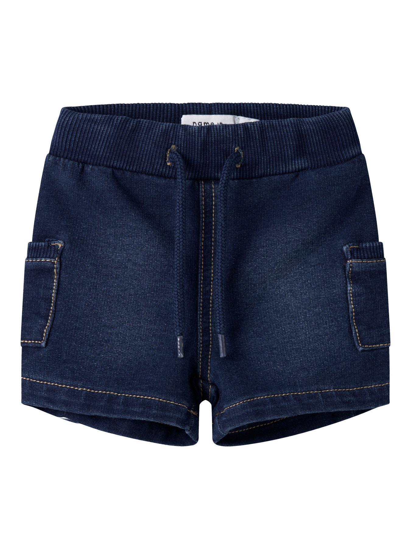Silas Denim Biker Shorts - Dark Blue Denim - 56