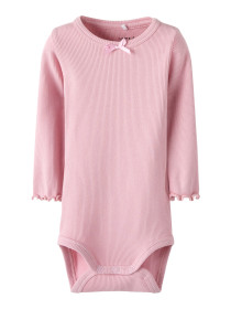 NAME IT Rib Body Kaylina Bleached Mauve