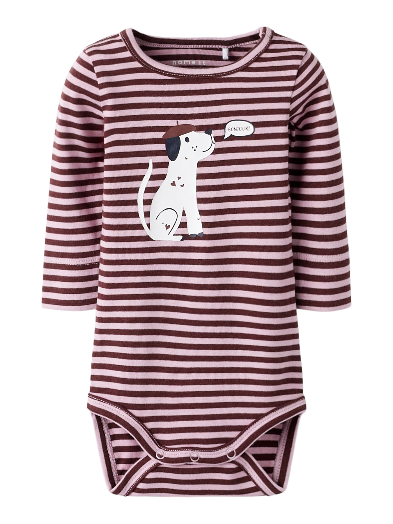 NAME IT Langærmet Body Kilas Bleached Mauve Andorra