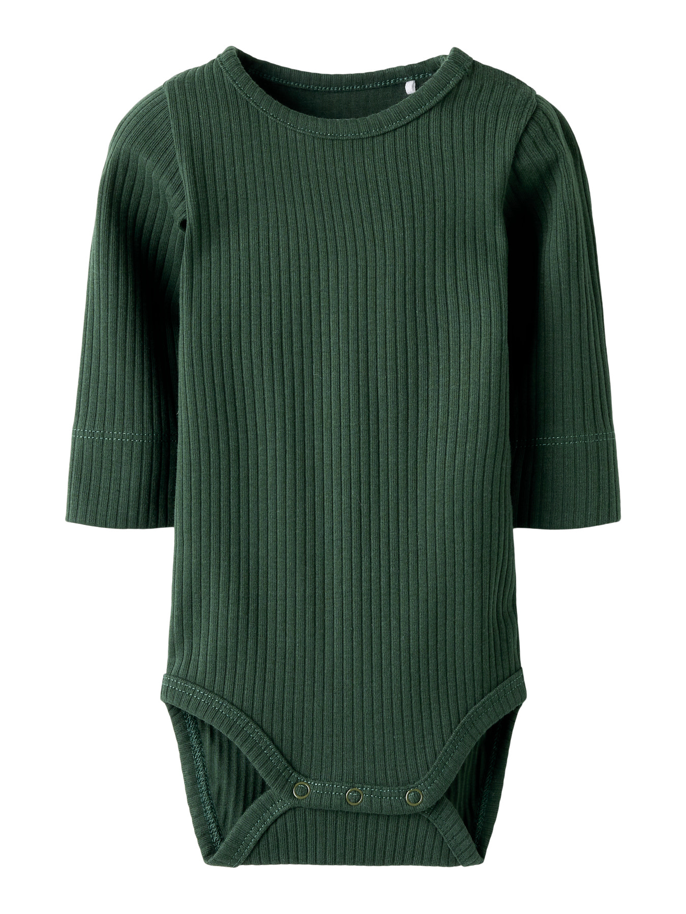 NAME IT Langærmet Rib Body Kenno Deep Forest