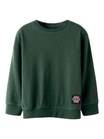 NAME IT Langærmet Bluse Kenno Deep Forest