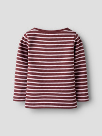 NAME IT Rib Bluse Kattie Bleached Mauve Andorra