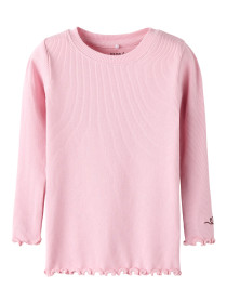 NAME IT Rib Bluse Kayla Bleached Mauve