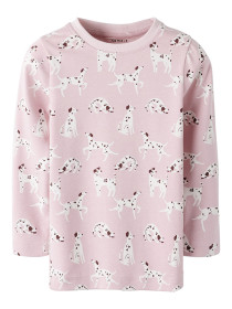 NAME IT Langærmet Bluse Kilas Bleached Mauve Cloud Dancer