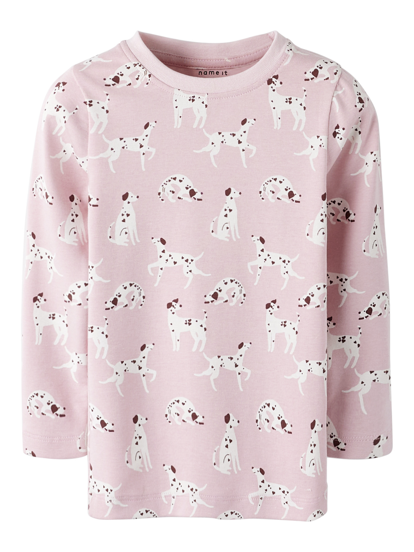 NAME IT Langærmet Bluse Kilas Bleached Mauve Cloud Dancer