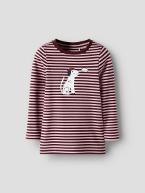 NAME IT Langærmet Bluse Kilas Bleached Mauve Andorra