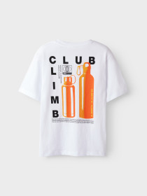 NAME IT T-shirt Kaspes Bright White Climb