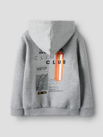 NAME IT Sweat Hoodie Kikolai Box Grey Melange