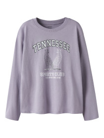 NAME IT Bluse Velda Lavender Gray