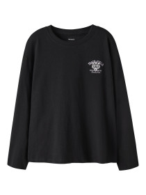 NAME IT Bluse Velda Black Running Team