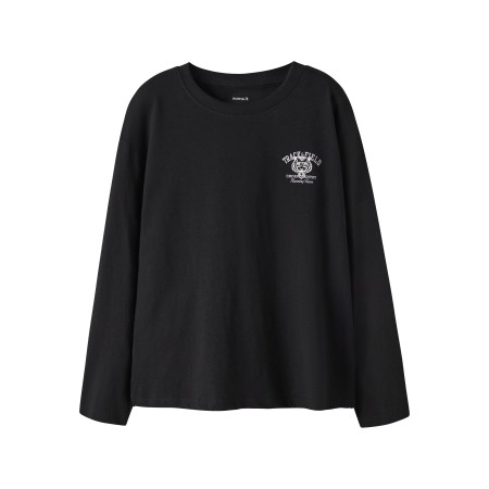 NAME IT Bluse Velda Black Running Team