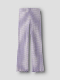 NAME IT Nkfvemma Flare Pant - Lavender Gray Lilac Marble Stripe