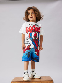 NAME IT Spiderman Bade Shorts Malte Bluefish