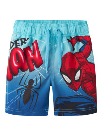NAME IT Spiderman Bade Shorts Malte Bluefish