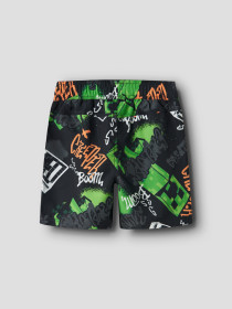 NAME IT Badeshorts Mic Minecraft Black