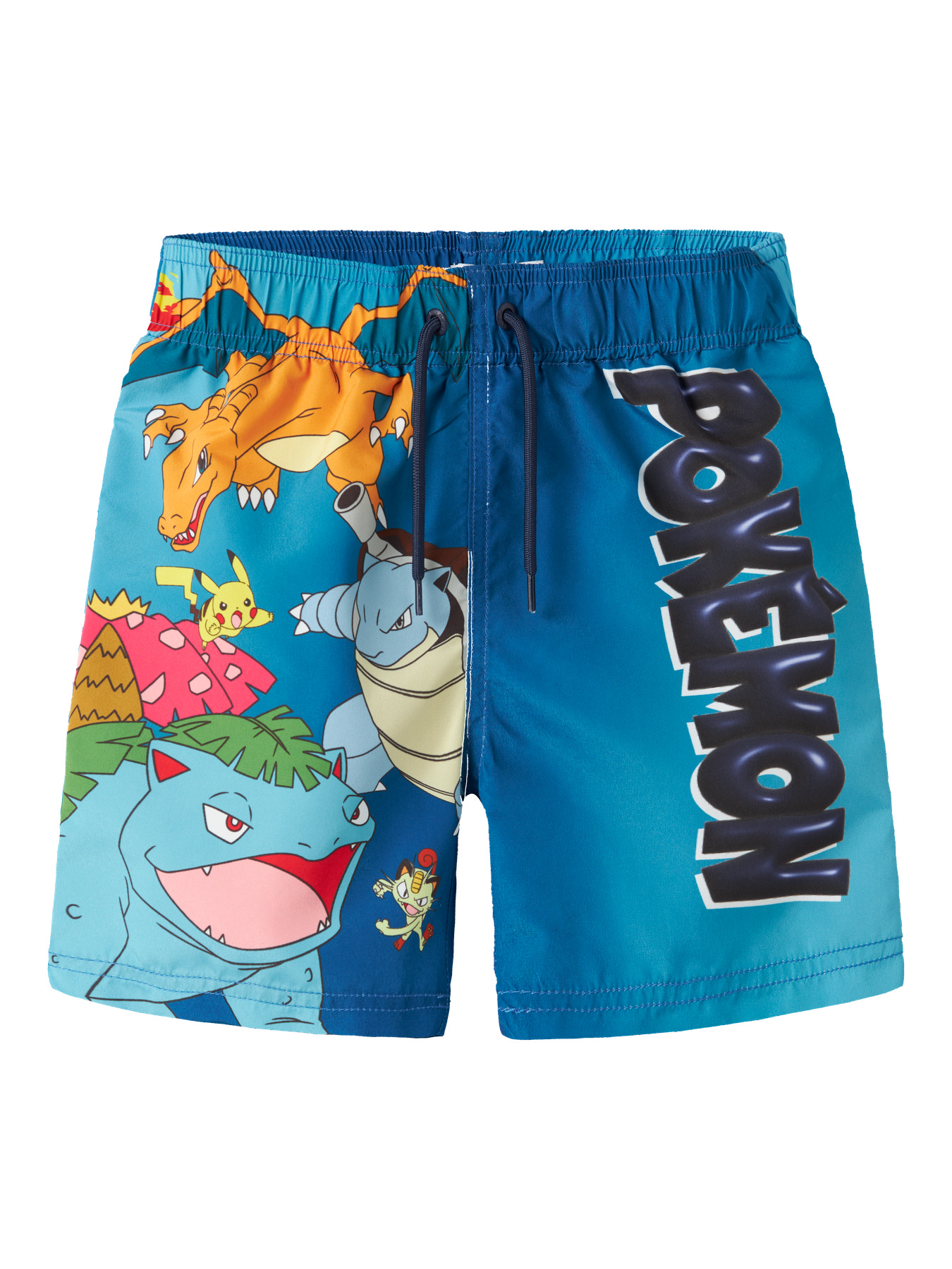 Name It Manuel Pokemon - Badeshorts - Blå