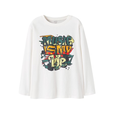 Name It Bluse - NkmVeldo - Cloud Dancer/music