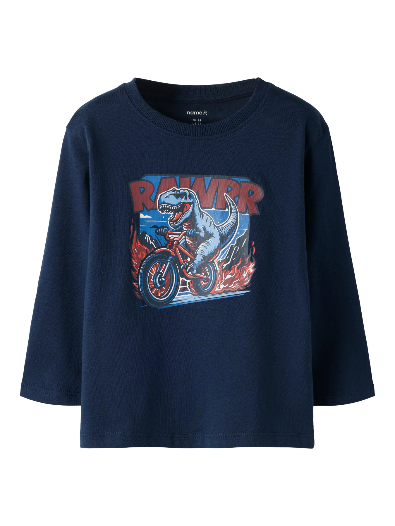 Name It Bluse - NmmVeldo - Navy Blazer/Rawrr