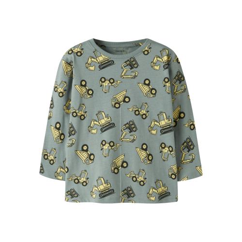 Name It Bluse - NmmVeldo - Green Milieu/Excavator