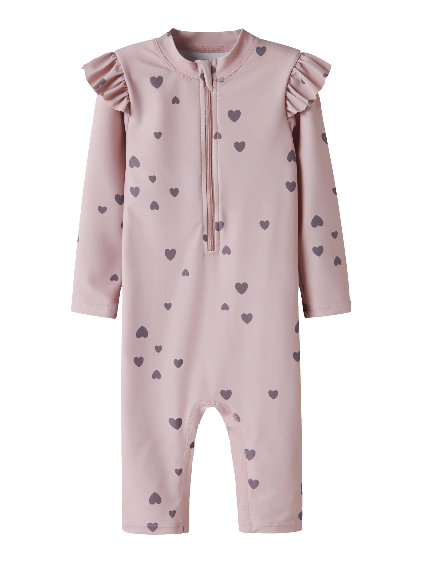 NAME IT Uv badedragt Zippa Burnished Lilac billede