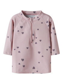 NAME IT Uv Badebluse Zippa Burnished Lilac