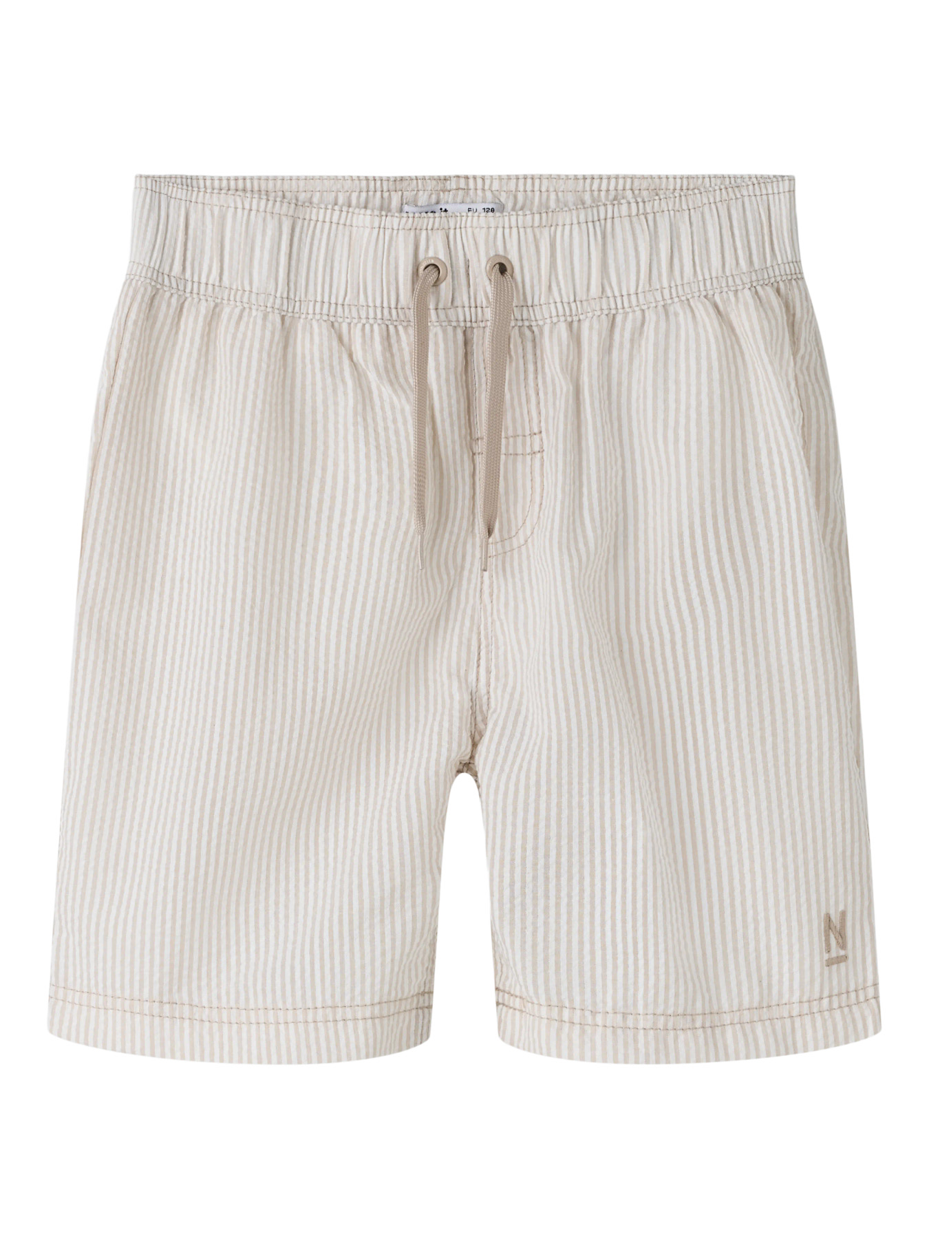 NAME IT Badeshorts Zackary Chateau Gray billede
