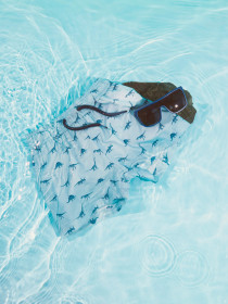 NAME IT Badeshorts Zune Blue Fog