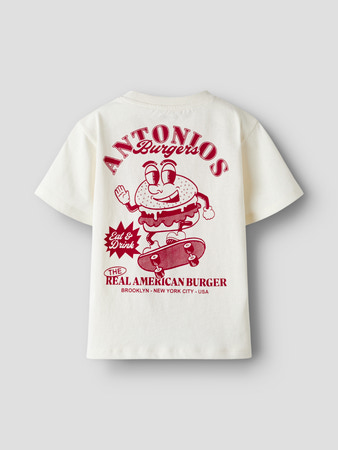 NAME IT T-shirt Keanu Egret Antonios Burgers