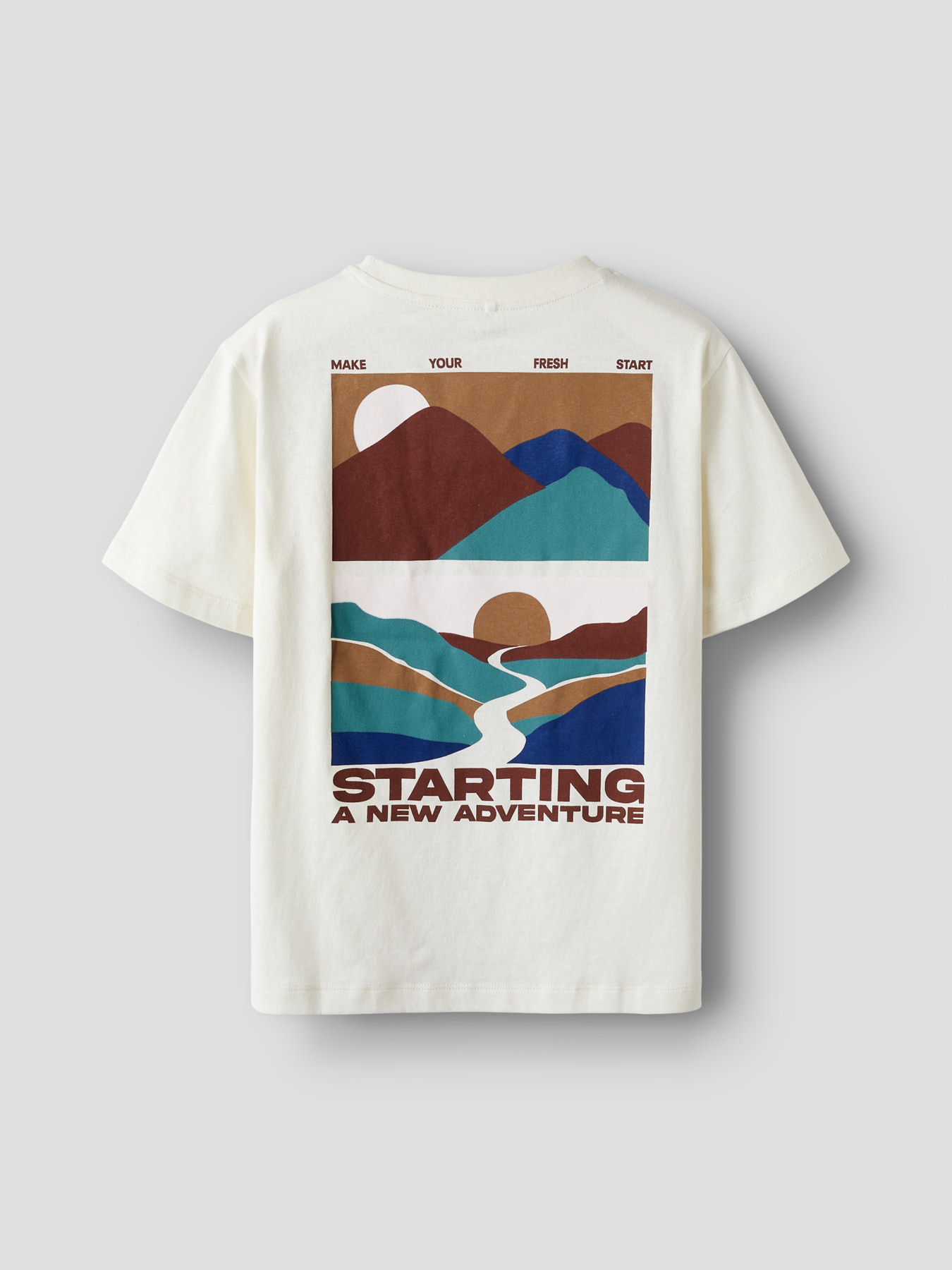 NAME IT T-shirt Kyle Egret