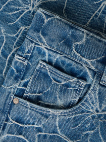 NAME IT Jeans Wide Rose Medium Blue Denim