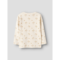 LIL ATELIER Bluse Layo Sig Coconut Milk Flower Yellow