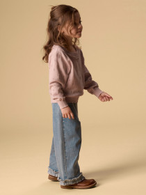 LIL ATELIER Striktrøje Dorina Peach Whip 