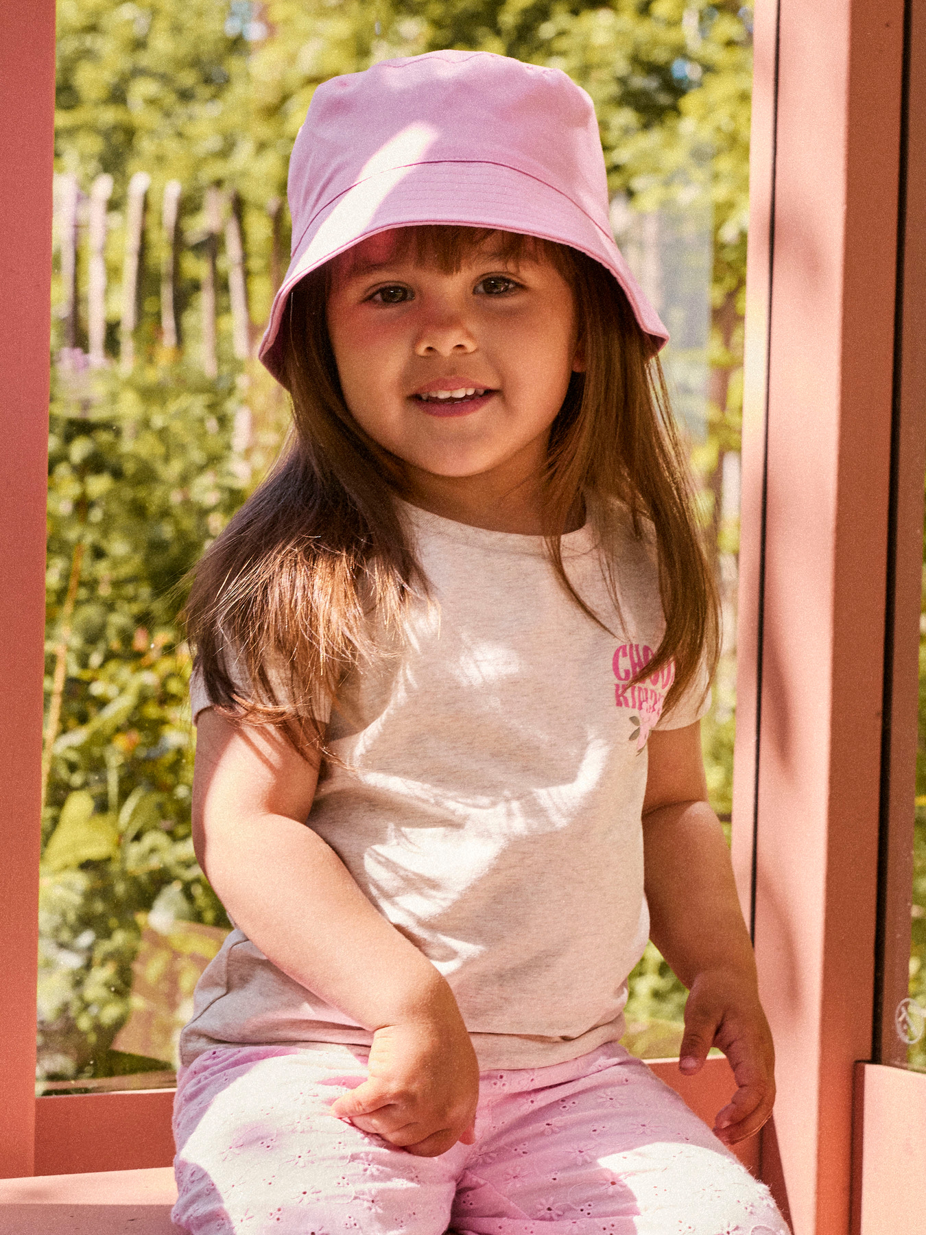 NAME IT T-shirt Dartiana Peyote Melange billede