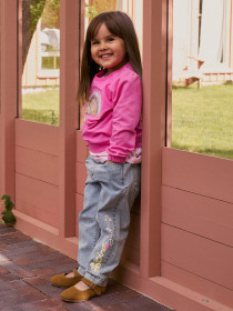 NAME IT Sweatshirt Dottana Strawberry Moon