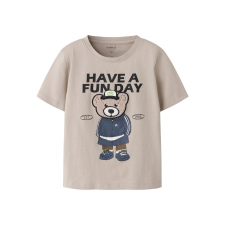 Name It T-shirt - NmmDilka - Chateau Gray