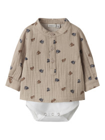 NAME IT Skjorte Body Dutty Chateau Gray